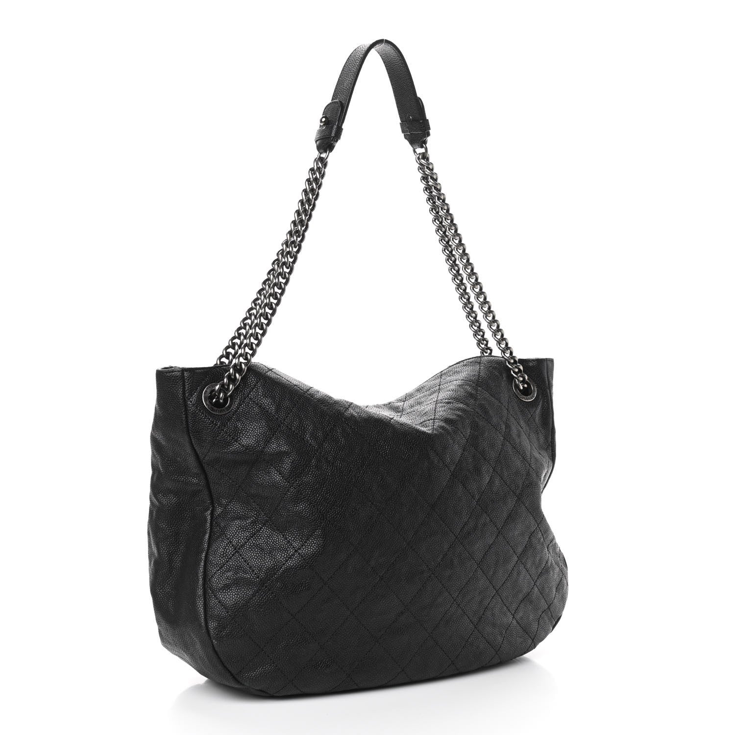 Chanel Caviar Quilted Simply CC Hobo Black 2 of 9