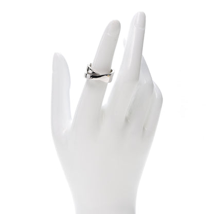 Cartier 18K White Gold 9mm Paris Nouvelle Vague Ring 52 6 2 of 4