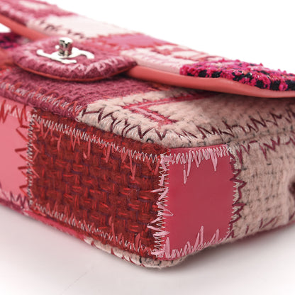 Chanel Tweed Patchwork Medium Single Flap Pink 7 of 13
