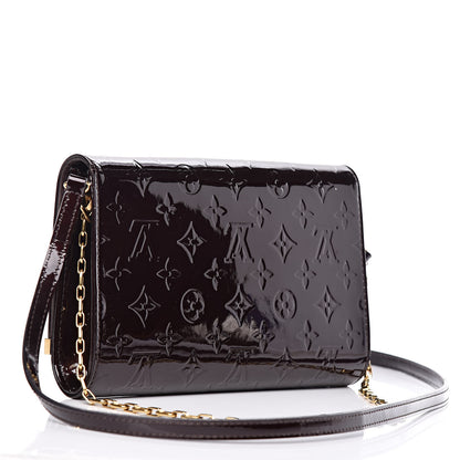 Louis Vuitton Vernis Ana Clutch Amarante 3 of 10