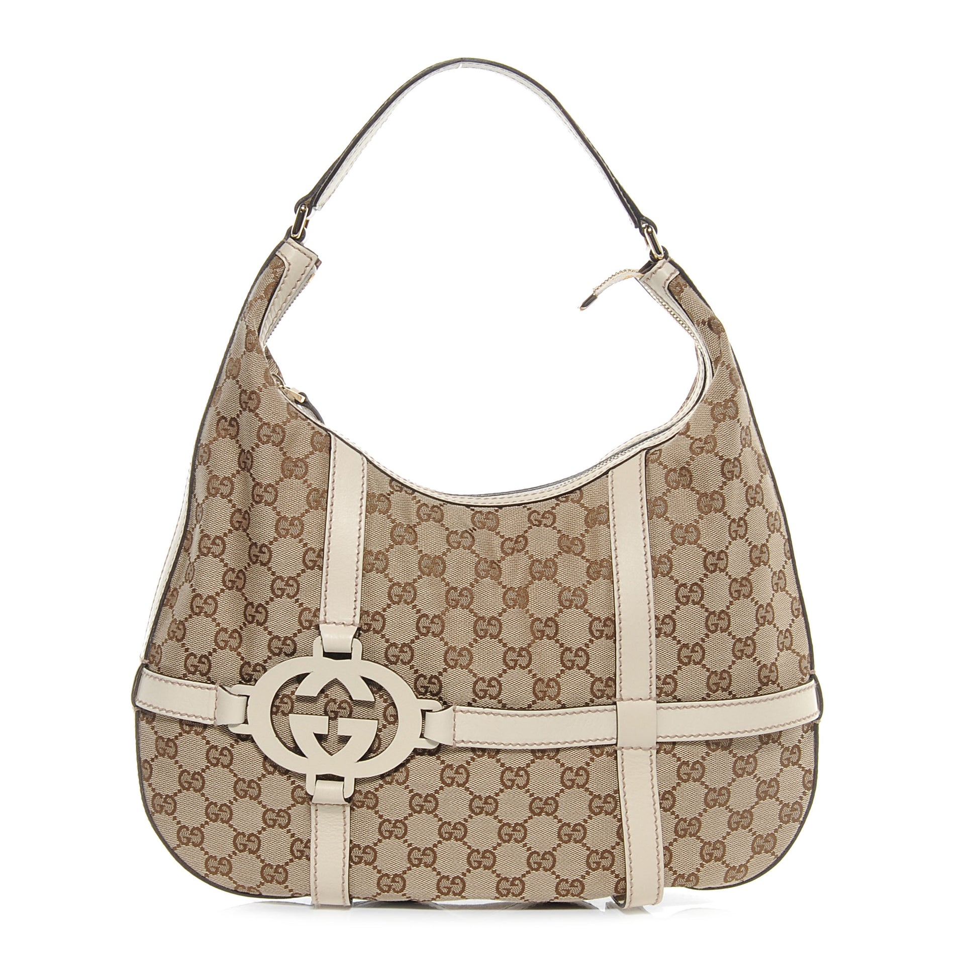 Gucci Monogram GG ROYAL Hobo Off White 1 of 7