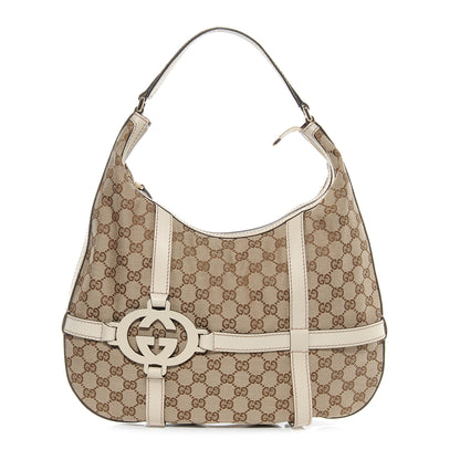 Gucci Monogram GG ROYAL Hobo Off White 1 of 7