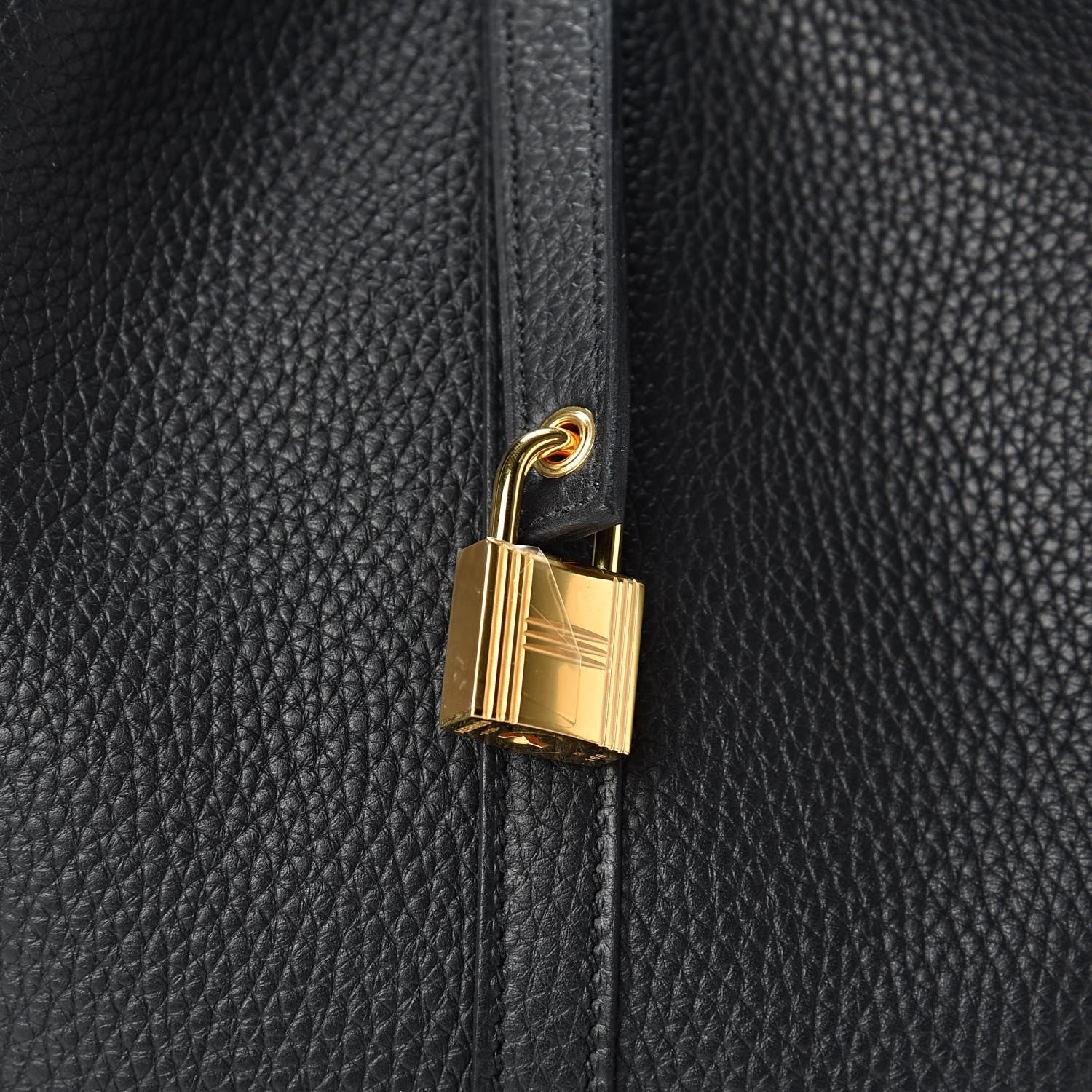 Hermes Taurillon Clemence Picotin Lock 22 MM Black 8 of 11