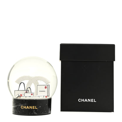 Chanel Glass CC Shopping Bag Snow Globe 6 of 6