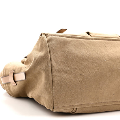 Prada Canvas Calfskin Large Route Shoulder Bag Khaki 8 of 9