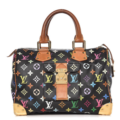 Louis Vuitton Monogram Multicolor Speedy 30 Black 1 of 18