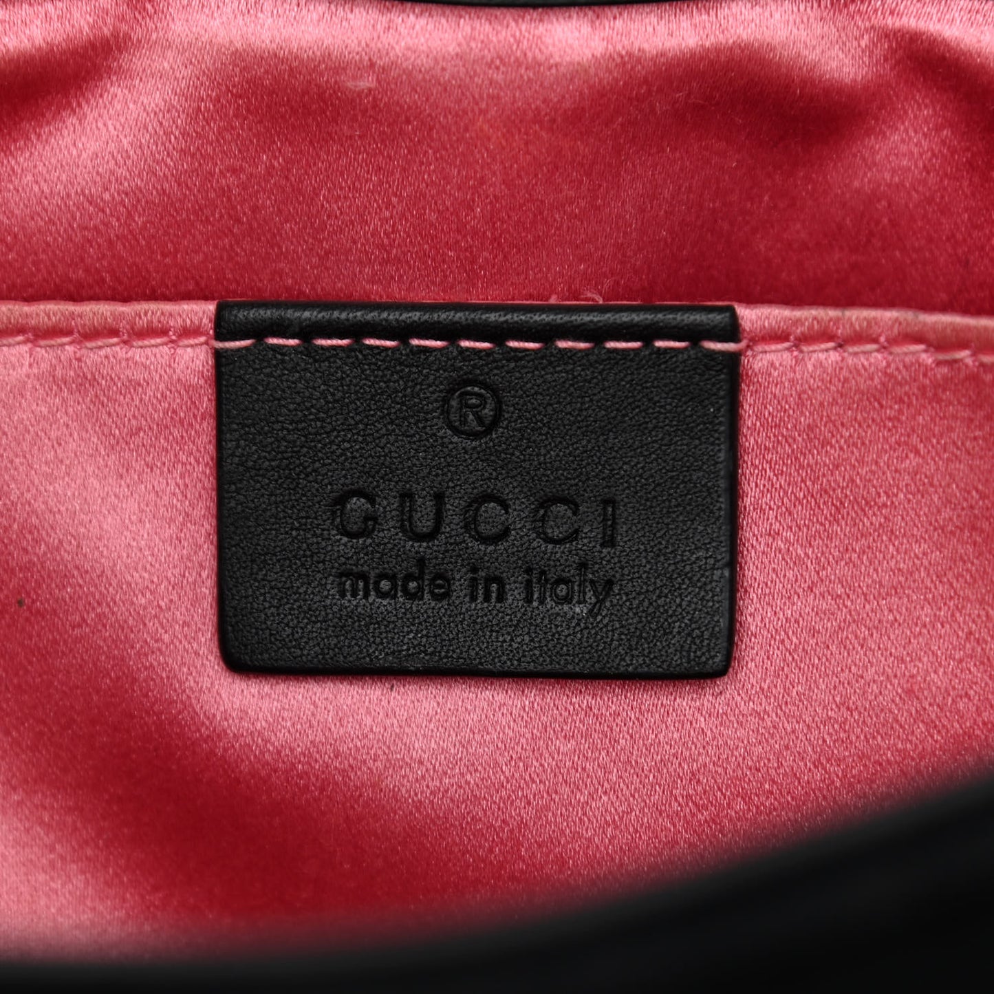 Velvet Matelasse Mini GG Marmont Shoulder Bag Black