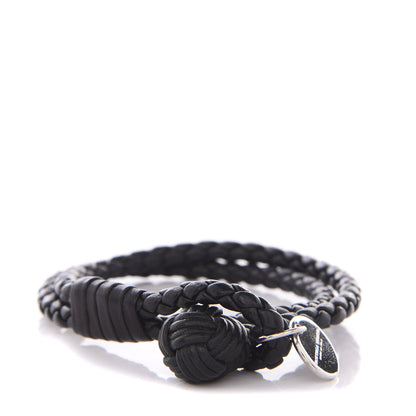 Bottega Veneta Nappa Intrecciato Bracelet Black 1 of 5