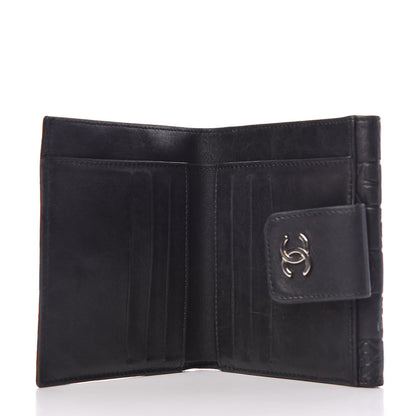 Chanel Lambskin Precious Symbols French Wallet Black 5 of 10
