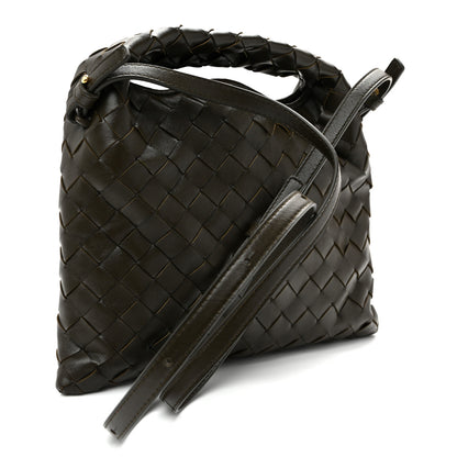 Bottega Veneta Calfskin Intrecciato Mini Hop Kaki 3 of 10