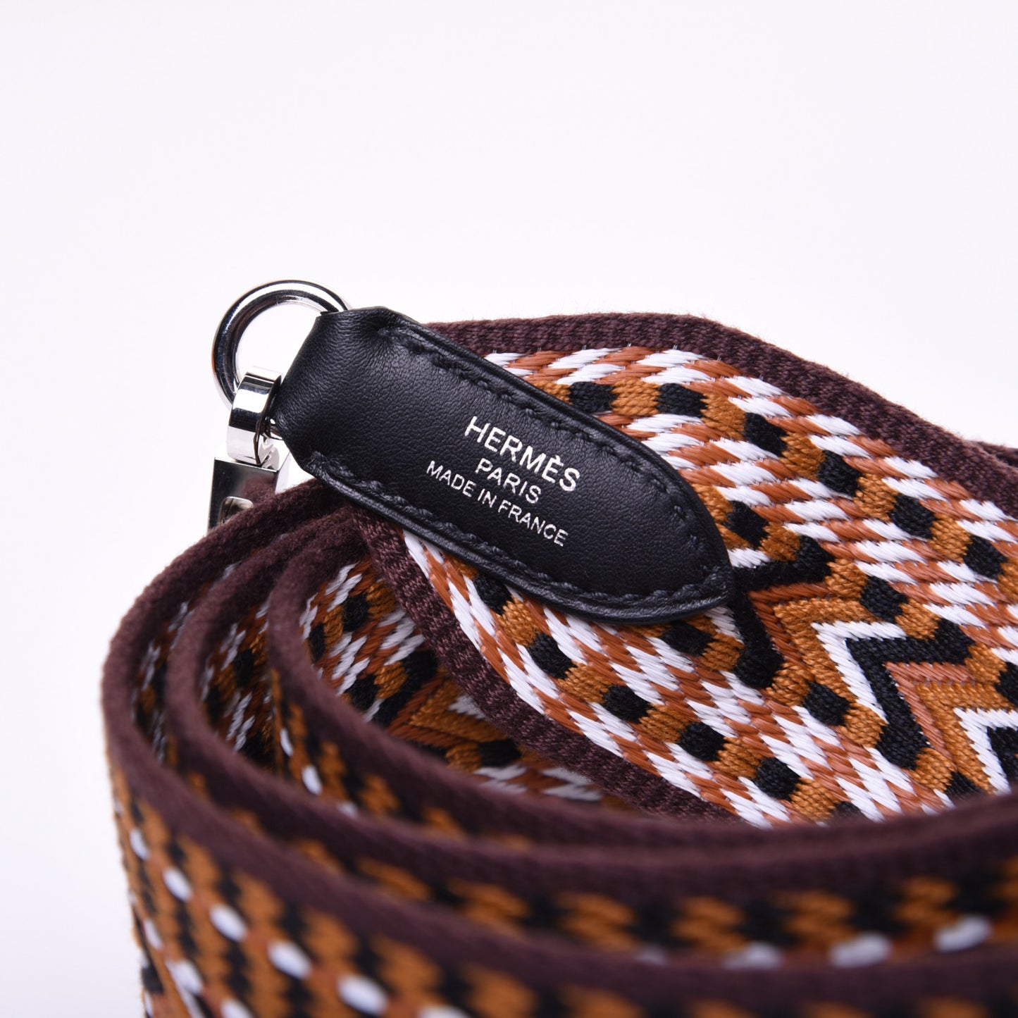Toile Swift Sangle Allegro 50mm Shoulder Strap Sesame White Black