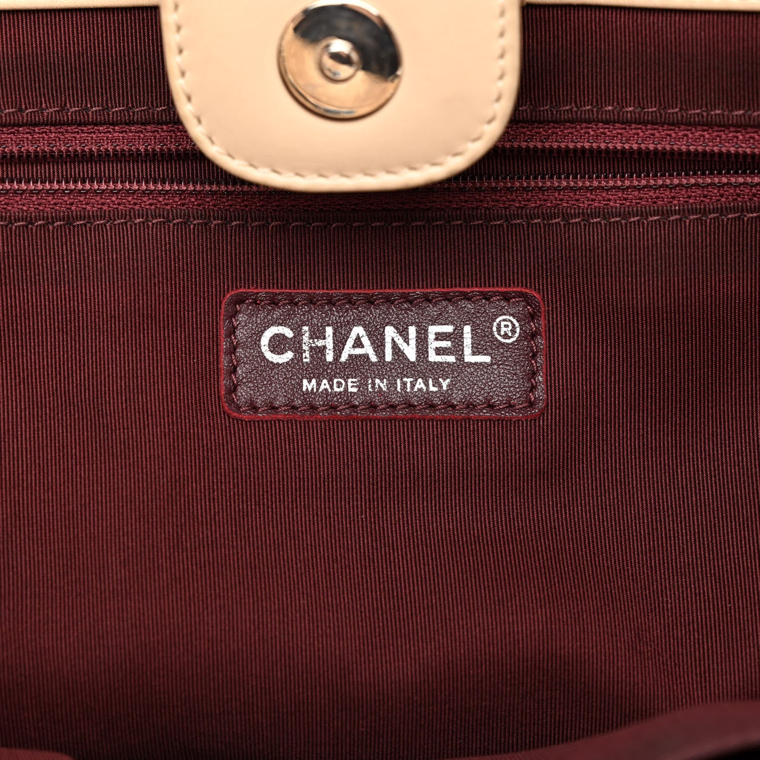 Chanel Calfskin Caviar Quilted Large Shopping Tote Beige 5 of 17