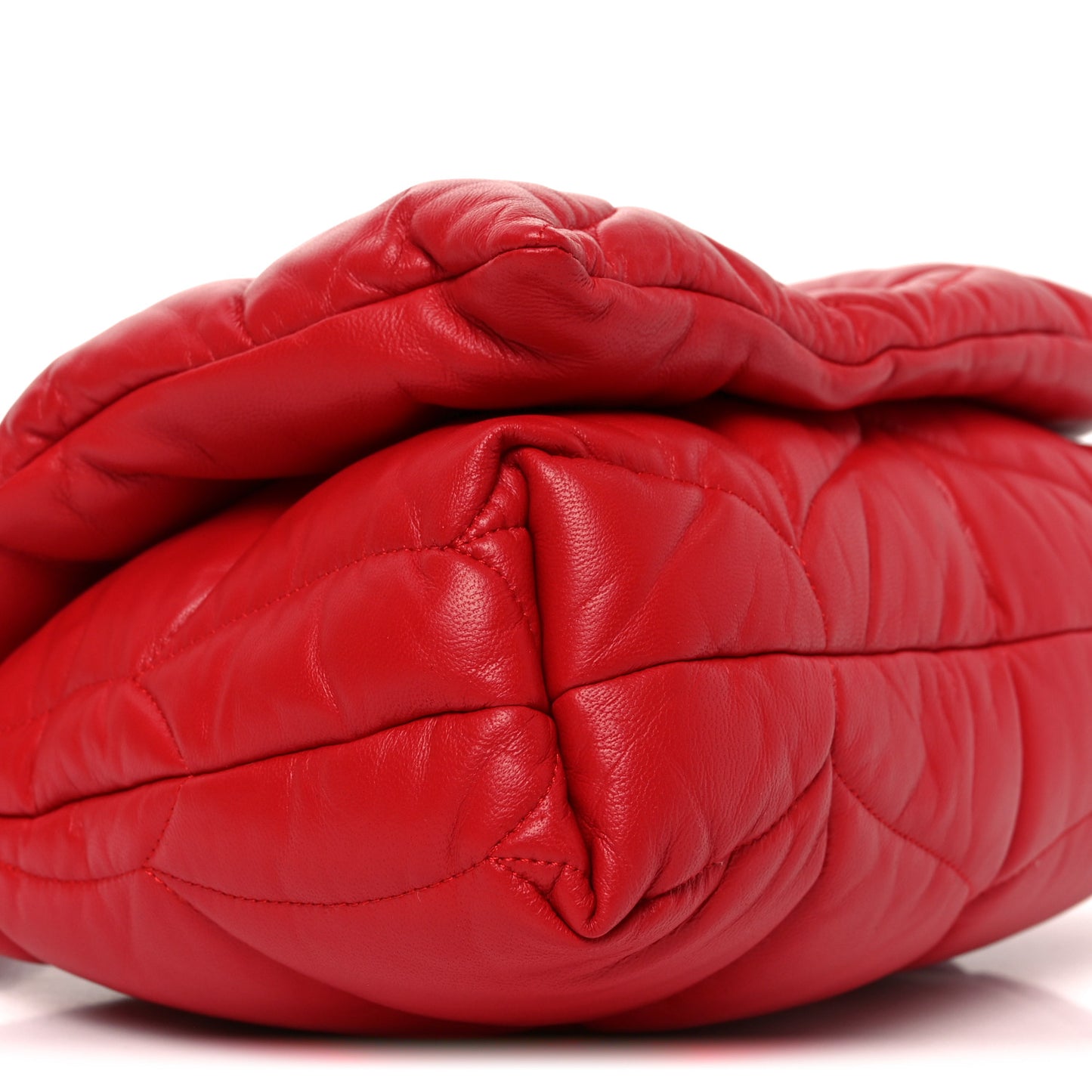 Nappa Pillow Quilted Softie Bag Lancaster Red