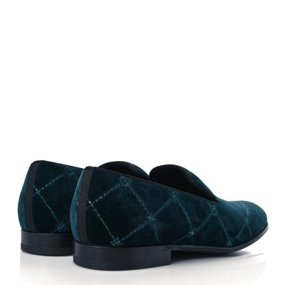 Louis Vuitton Velvet Logo Mens Auteuil Slipper 7 Vert 4 of 9