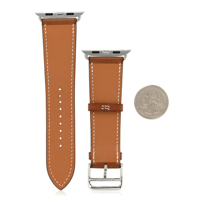 Hermes Barenia 34mm Apple Watch Attelage Band Fauve 2 of 6