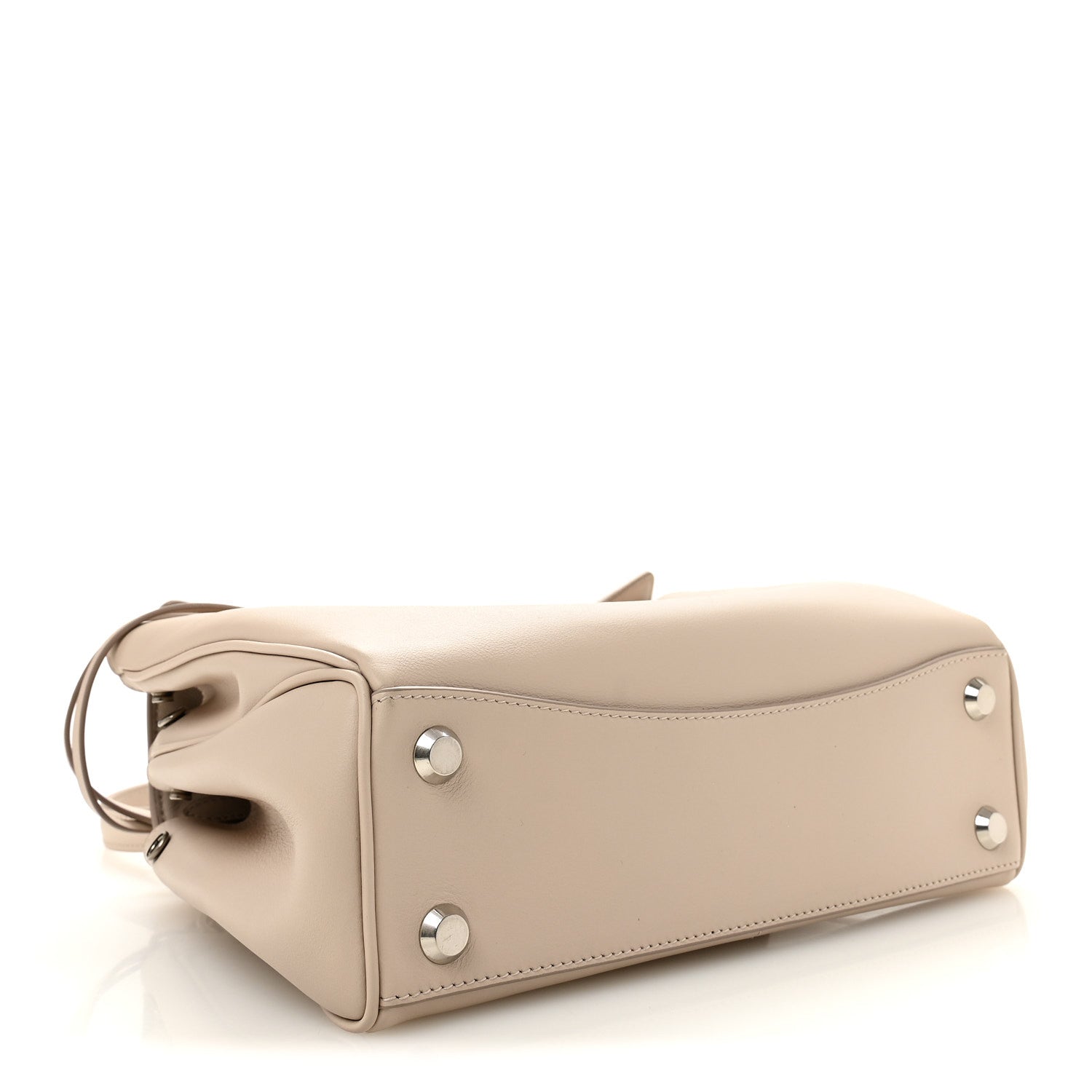 Balenciaga Natural Smooth Calfskin Small Rodeo Top Handle Handbag Almond 4 of 9