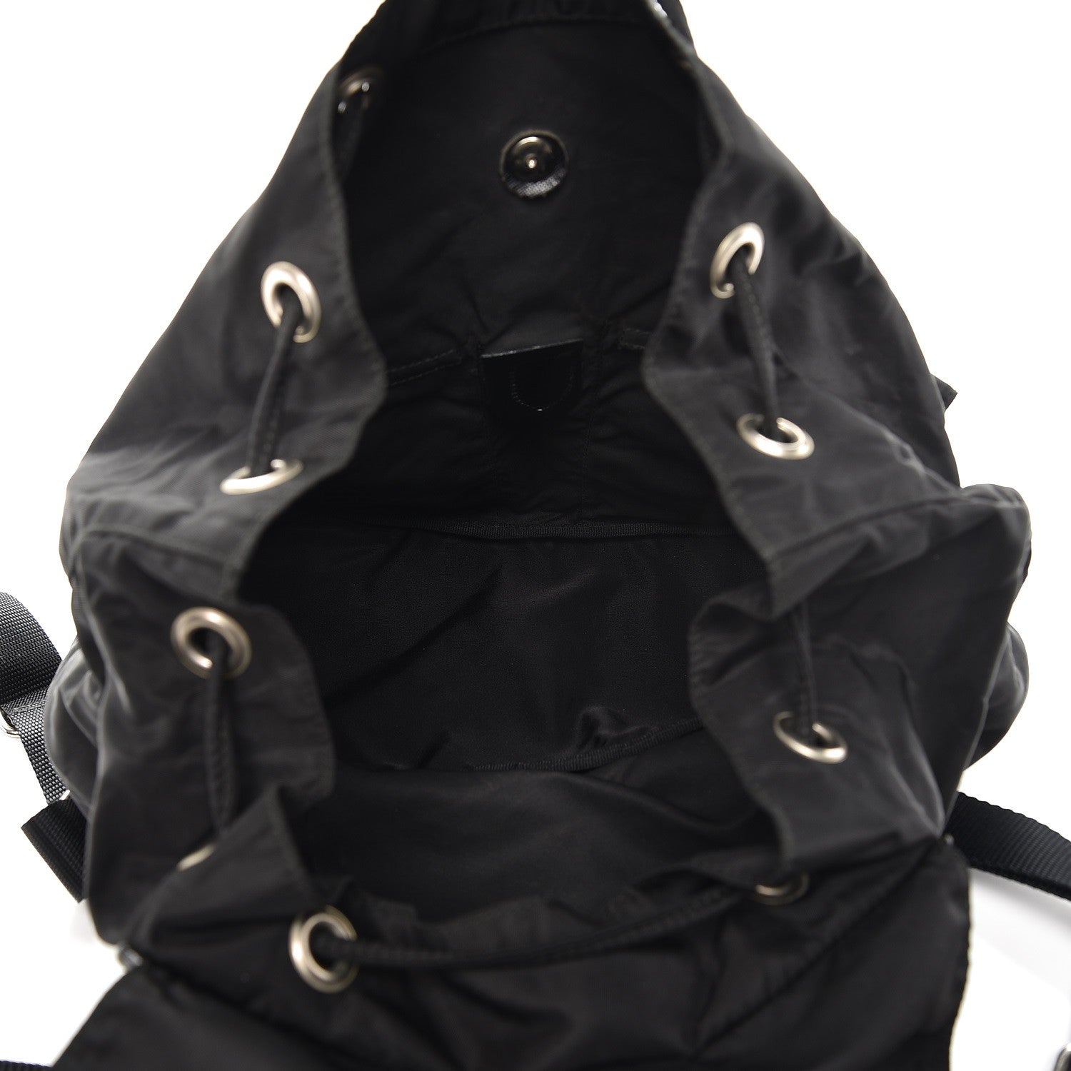 Prada Nylon Vela Medium Backpack Black 5 of 7