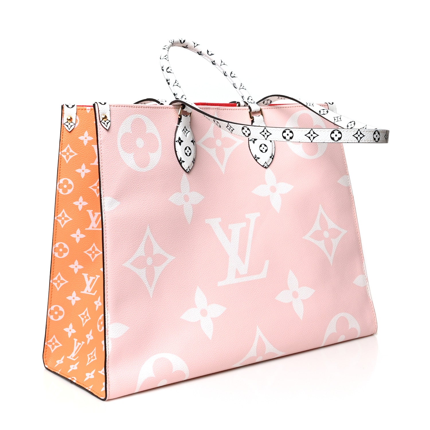 Louis Vuitton Monogram Giant Onthego GM Rouge Rose 3 of 9