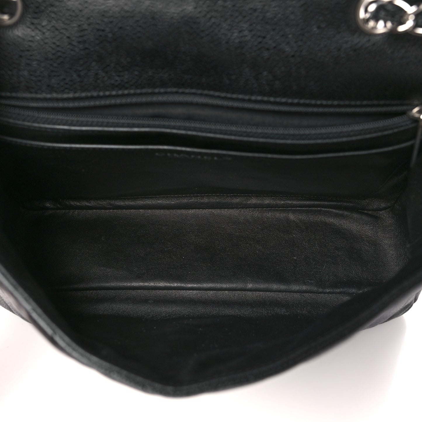 Caviar Quilted Jumbo Single Flap Black