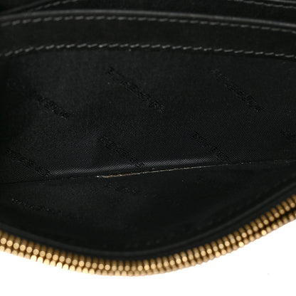 Burberry Calfskin House Check Porter Continental Wallet Black 6 of 9