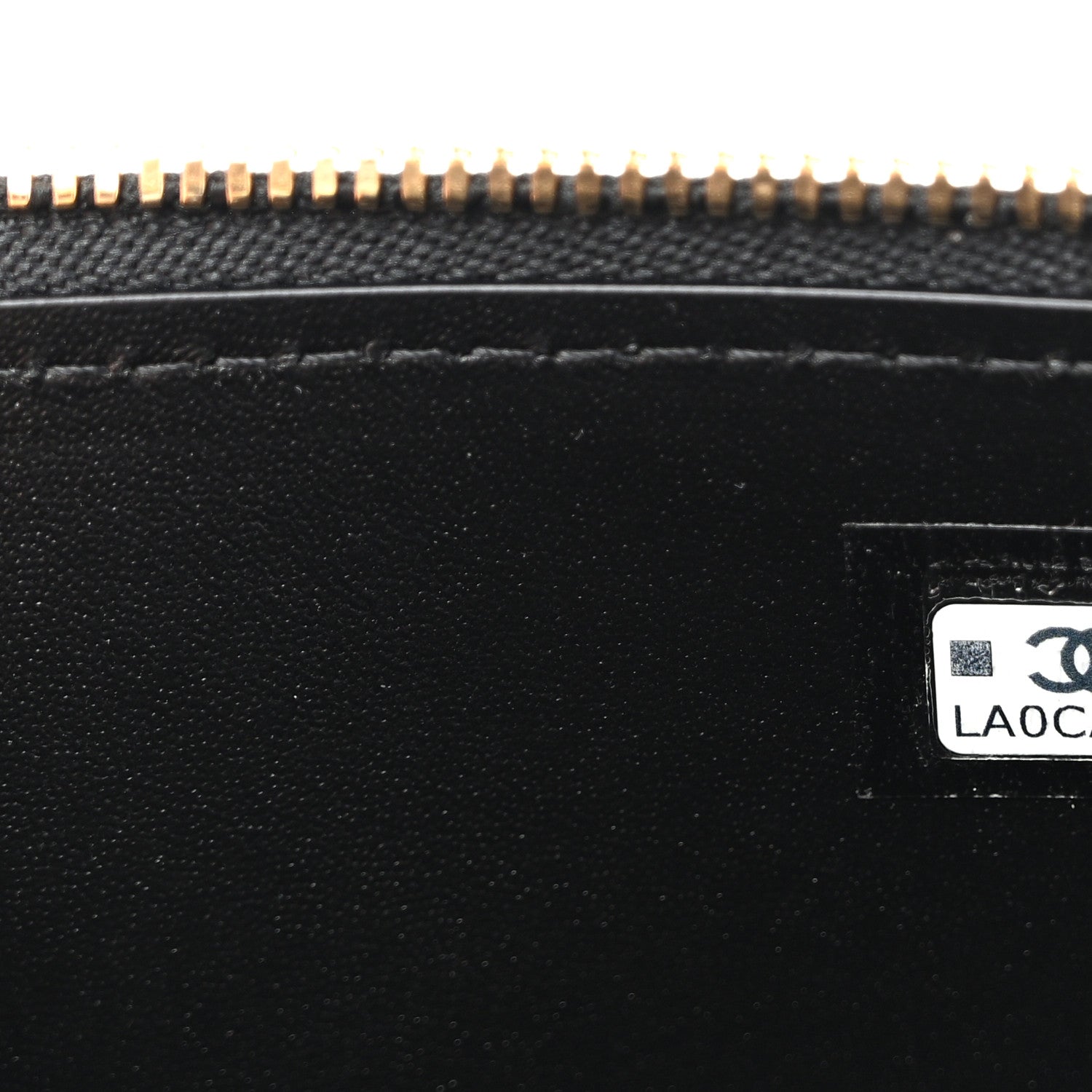 Chanel Calfskin Crocodile Embossed Exoticoco Small Top Handle Vanity Case With Chain Black 7 of 12
