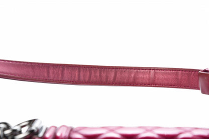 Chanel Metallic Patent Calfskin Quilted Small Boy Flap Pink 9 of 17
