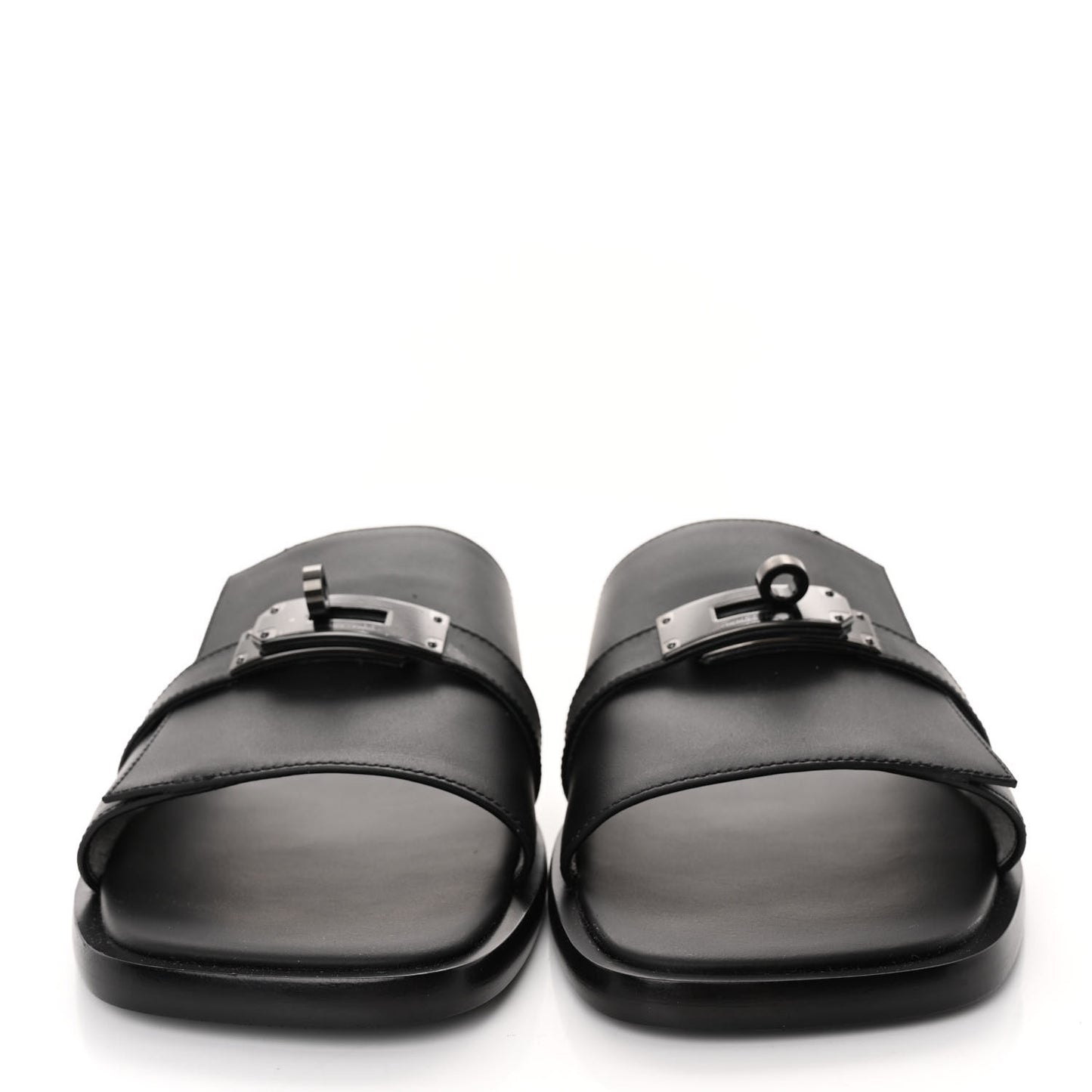 Calfskin Mens Gabriel Sandals 42 So Black