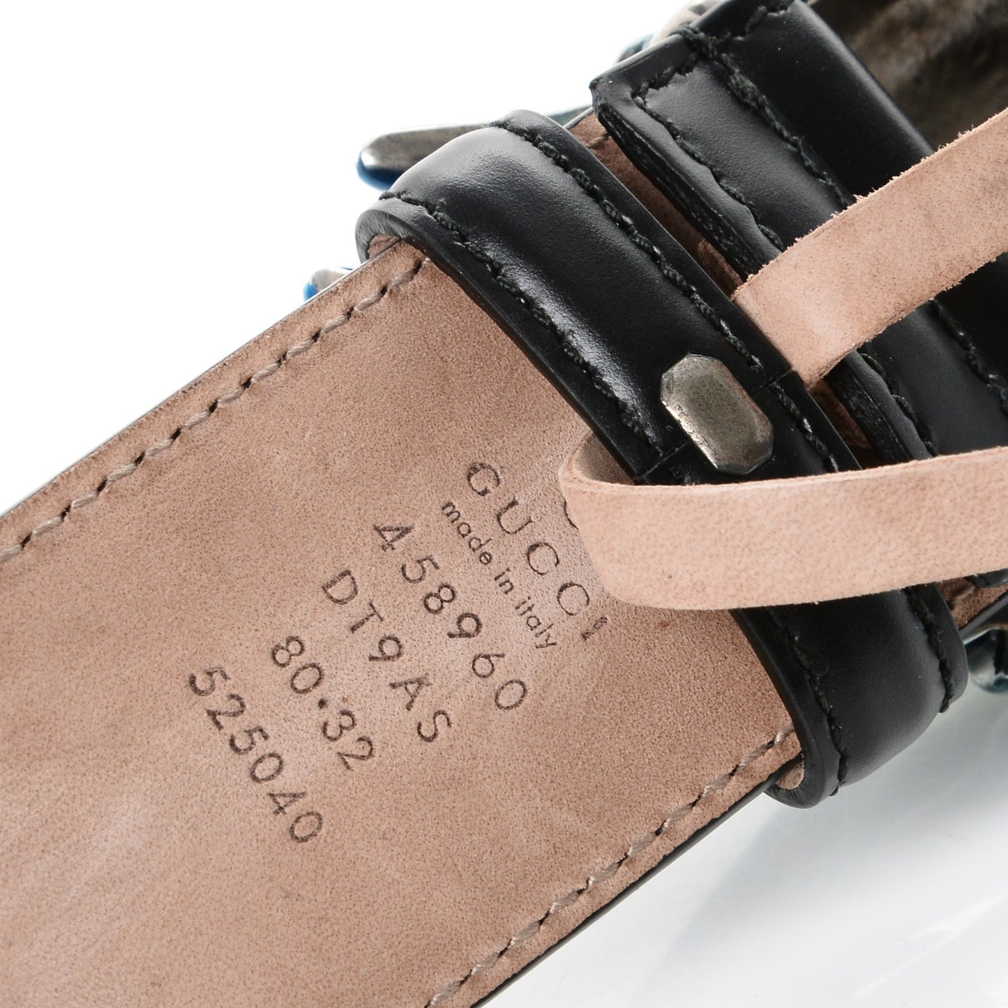 Calfskin Dragon Belt 80 32 Black