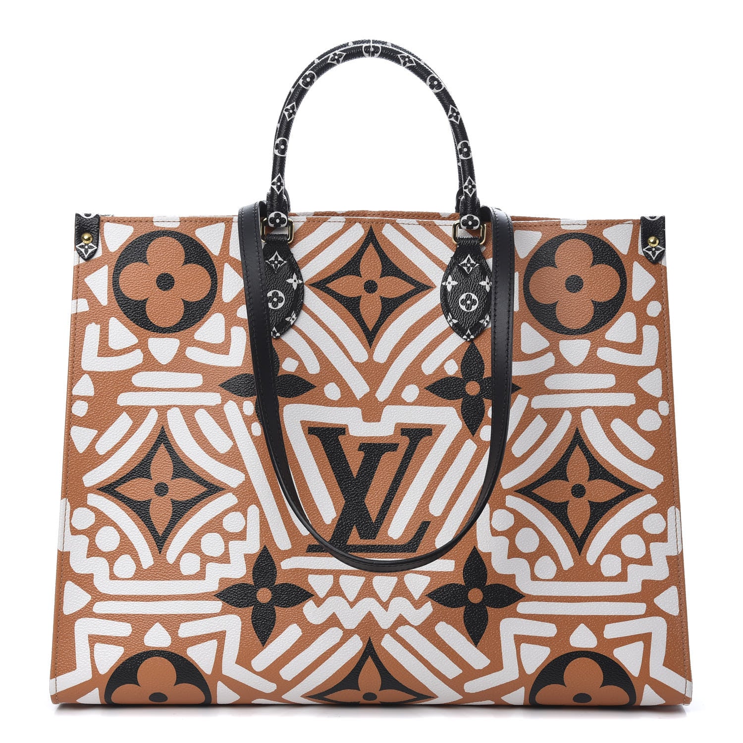 Louis Vuitton Monogram Giant Crafty Onthego GM Crème Caramel 1 of 10