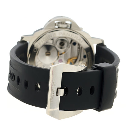 Panerai Stainless Steel Rubber 44mm Luminor Marina Manual Winding Watch Black PAM00111 3 of 4