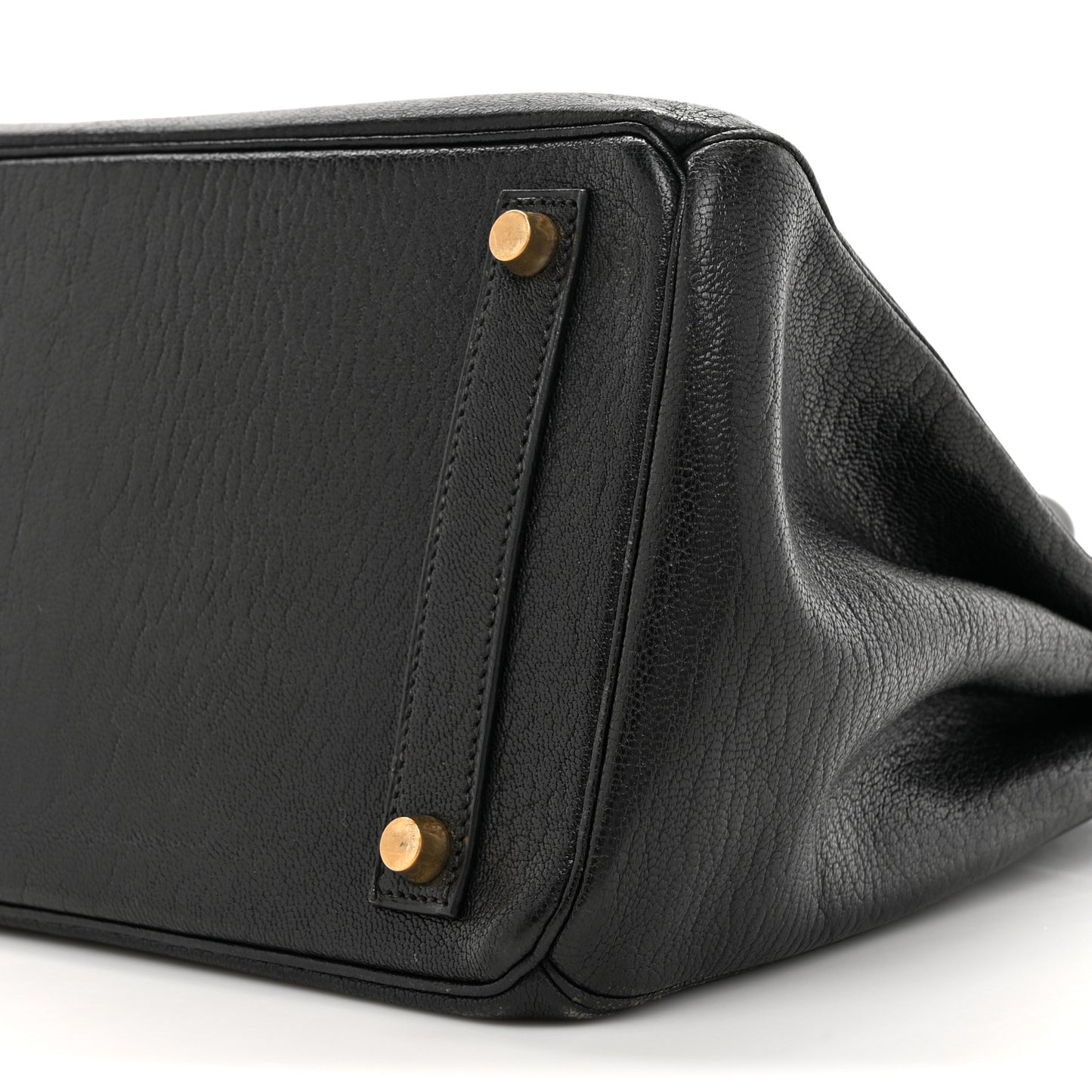 Chevre de Coromandel HAC Birkin 32 Black