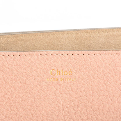 Chloe Grained Lambskin Drew Shoulder Bag Cement Pink 6 of 8