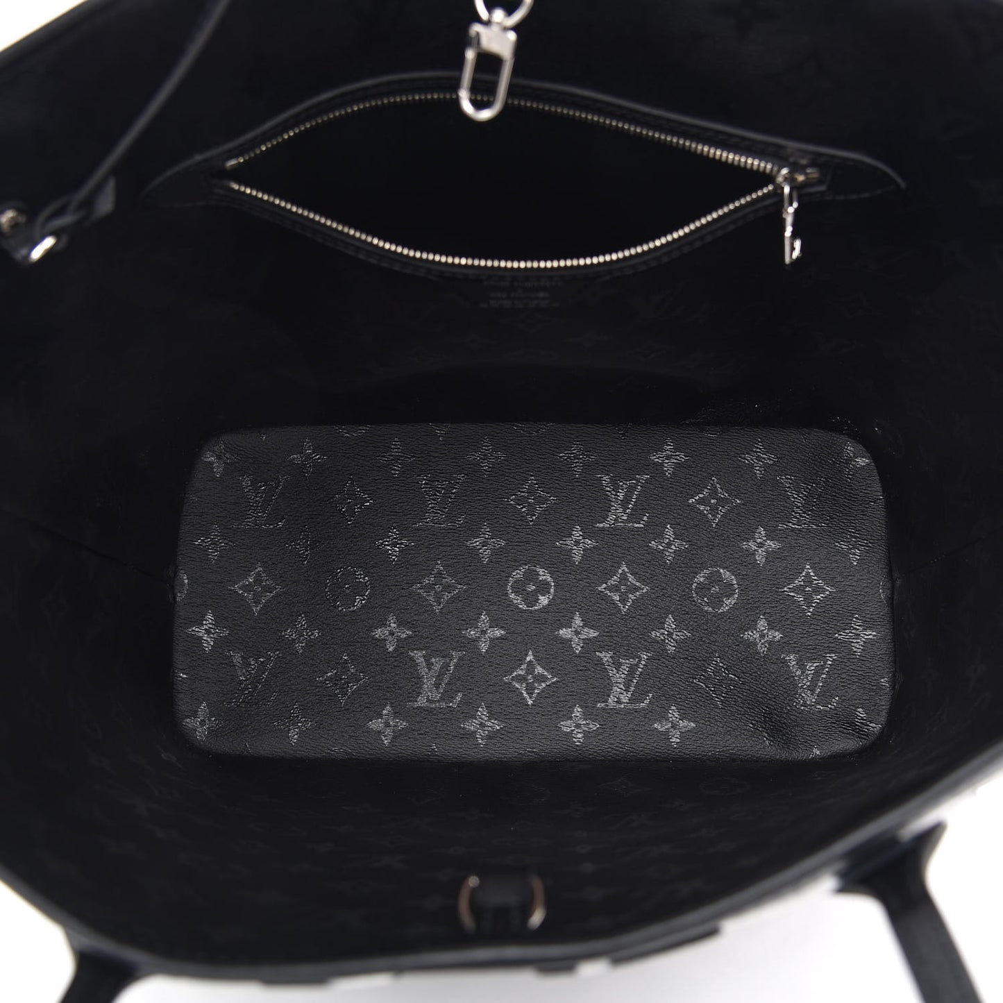 X UF Tufted Monogram Neverfull MM Black White