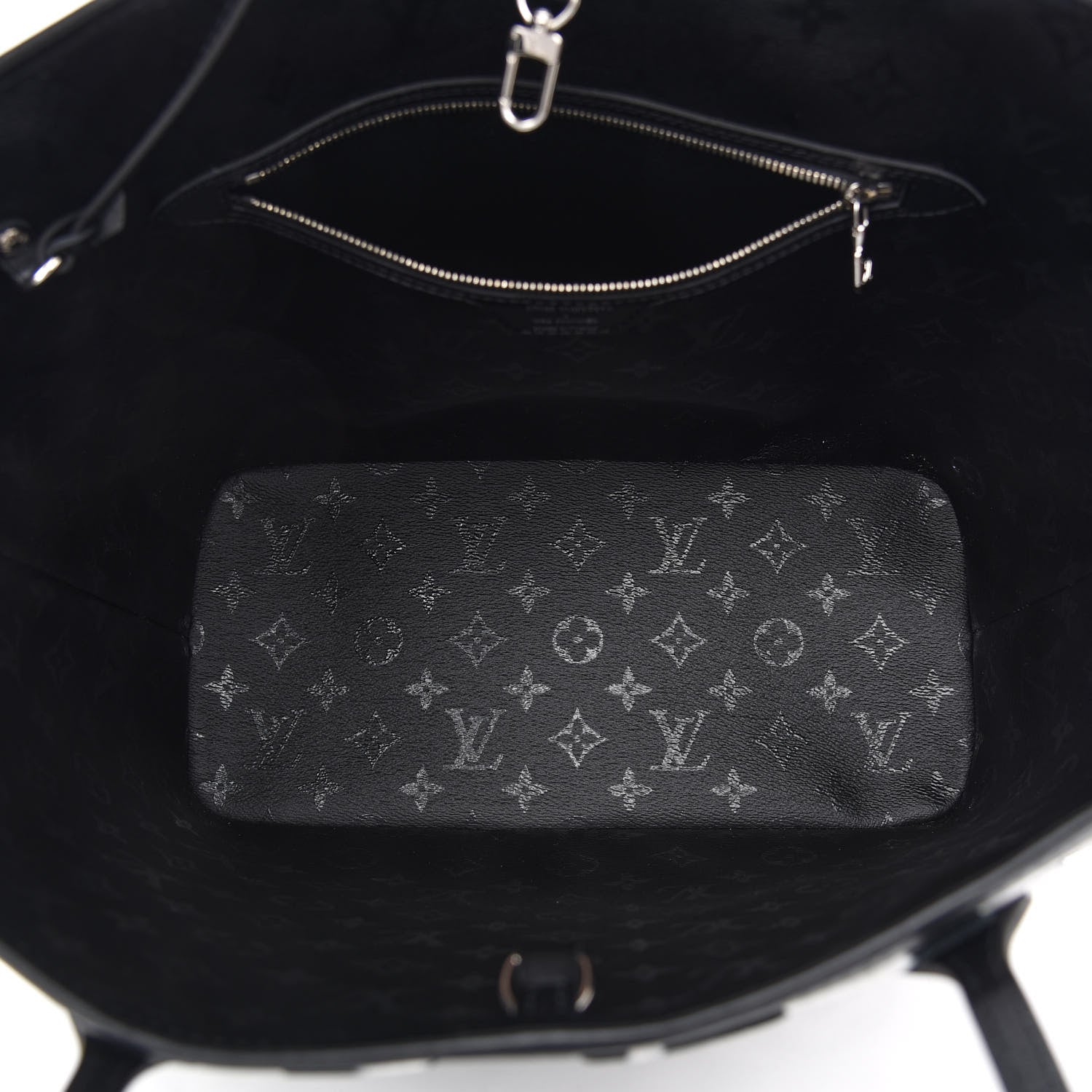 Louis Vuitton X UF Tufted Monogram Neverfull MM Black White 6 of 11