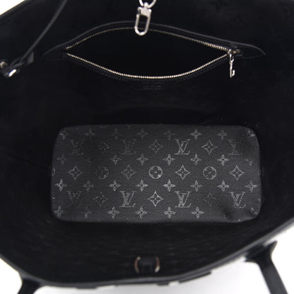 Louis Vuitton X UF Tufted Monogram Neverfull MM Black White 6 of 11