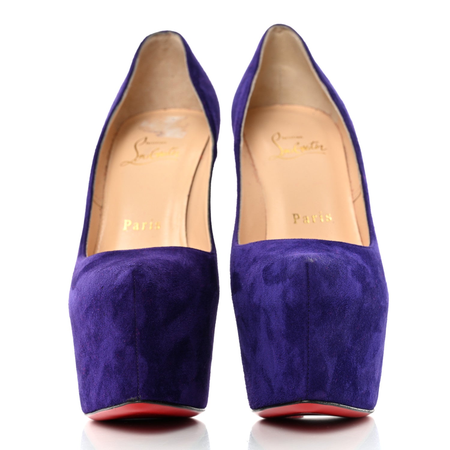 Christian Louboutin Suede Daffodile 160 Pumps 36 Violet 2 of 8