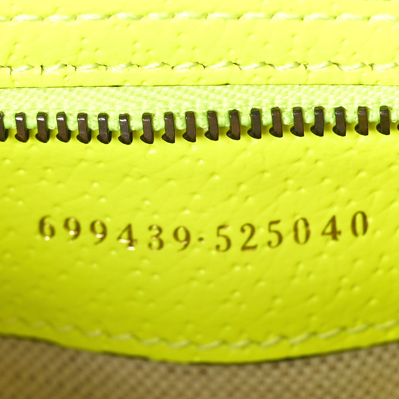 GG Supreme Monogram Textured Dollar Calfskin Web Ophidia Wristlet Shoulder Bag Beige Ebony Fluo Yellow
