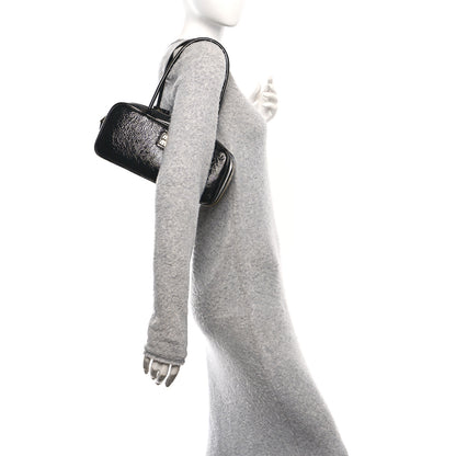Miu Miu Naplak Patent Small Beau Top Handle Bag Black 2 of 9