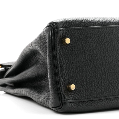 Hermes Togo Kelly Retourne 32 Black 9 of 11