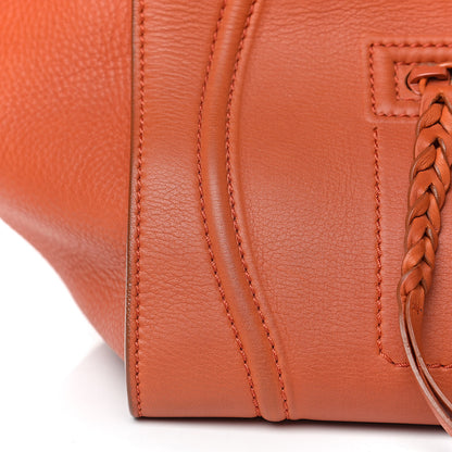 Celine Supple Calfskin Medium Phantom Luggage Orange 9 of 16