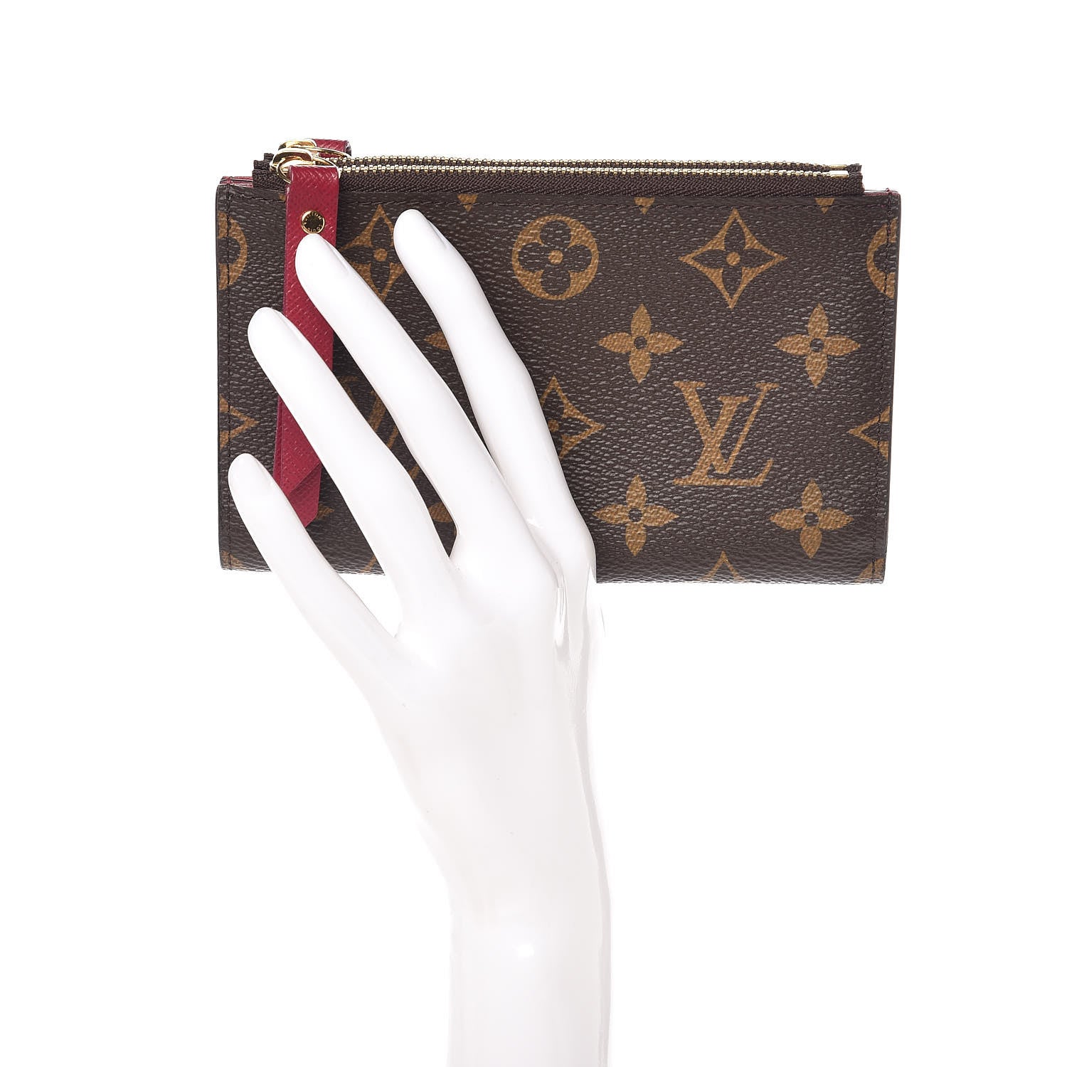 Louis Vuitton Monogram Adele Compact Wallet Fuchsia 2 of 9