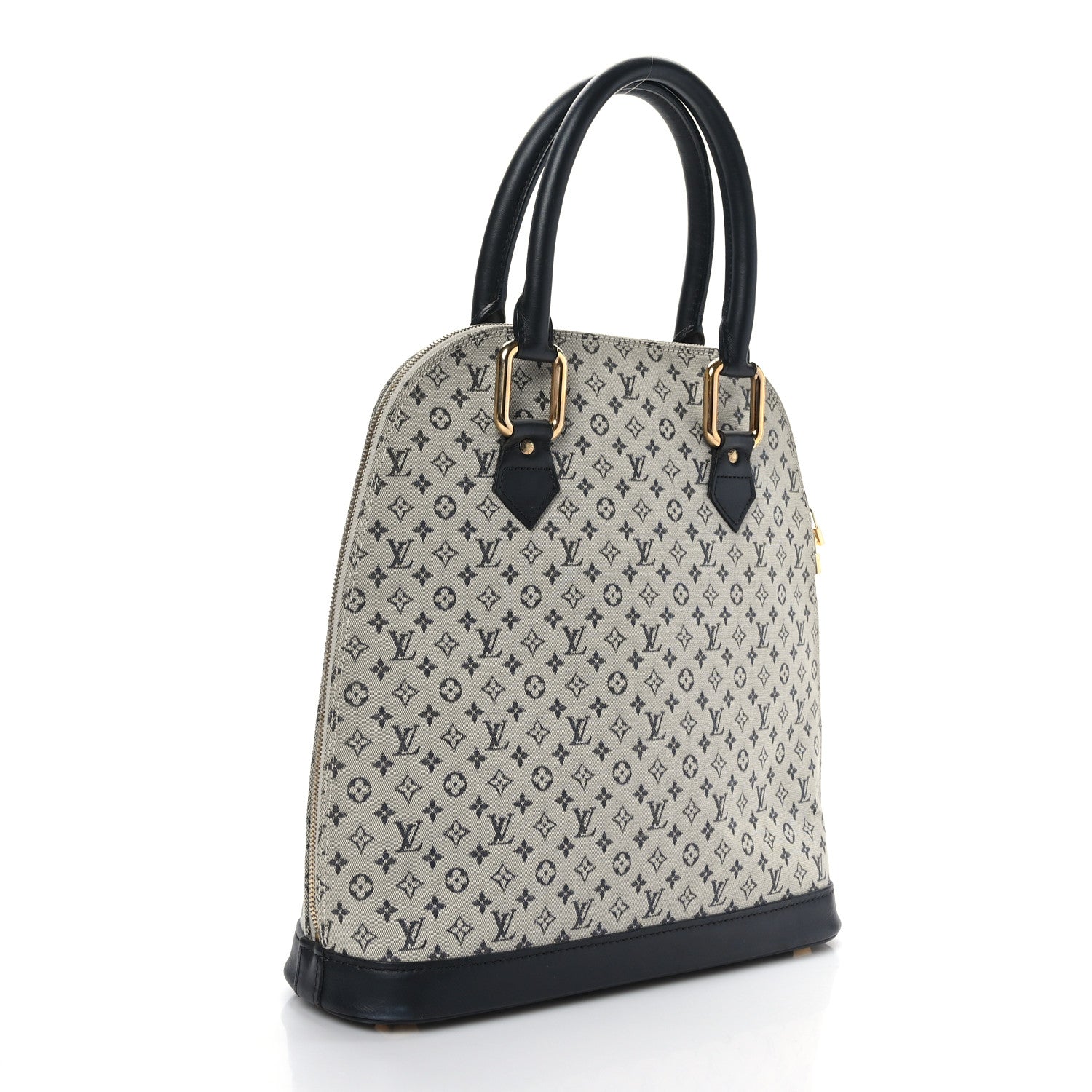 Louis Vuitton Mini Monogram Alma Haut Tote Blue 3 of 9