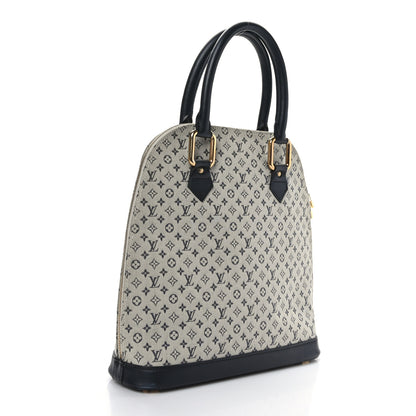 Louis Vuitton Mini Monogram Alma Haut Tote Blue 3 of 9