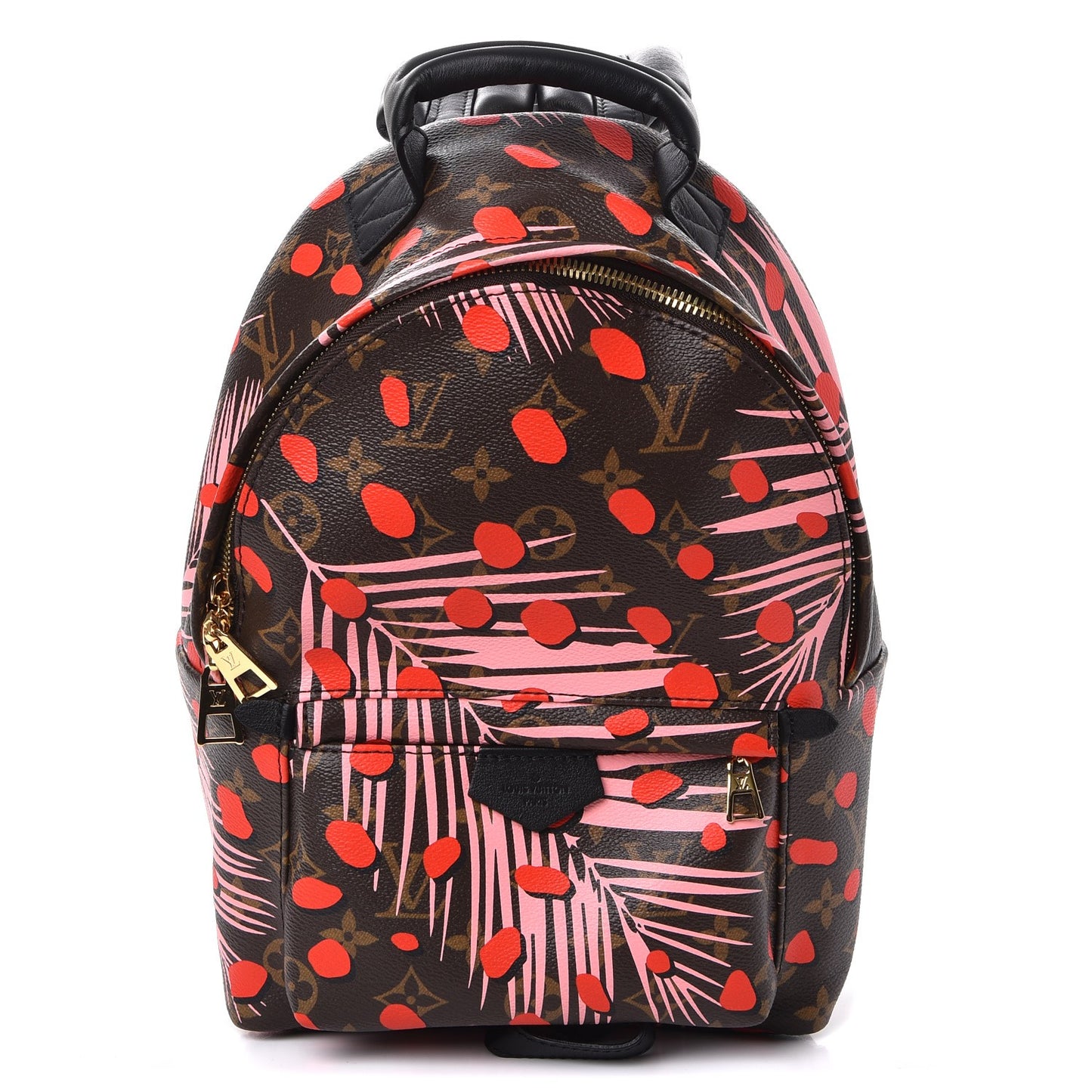 Monogram Jungle Dots Palm Springs Backpack PM Sugar Pink Poppy