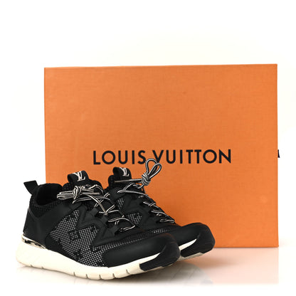 Louis Vuitton Technical Nylon Monogram Rubber Aftergame Sneakers 37 Black 11 of 11