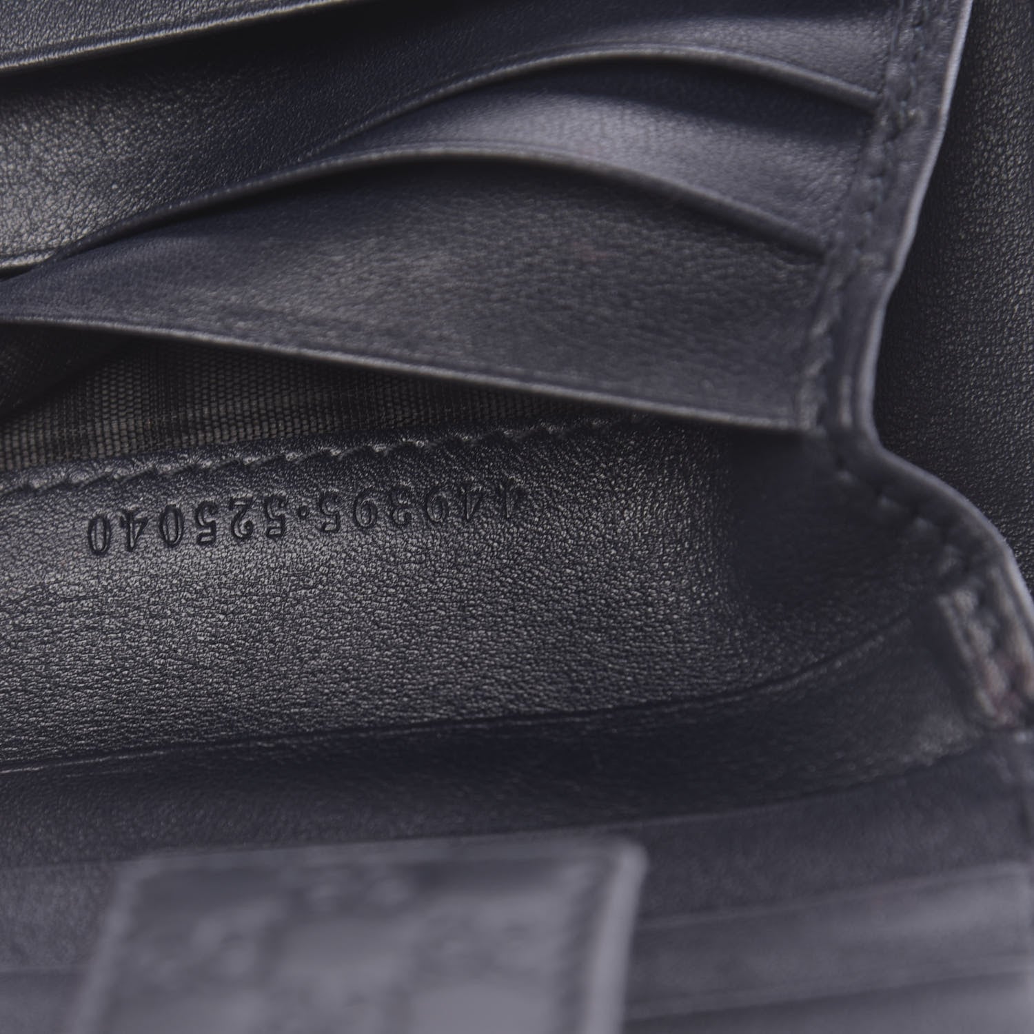 Gucci Microguccissima Compact Wallet Navy 8 of 9