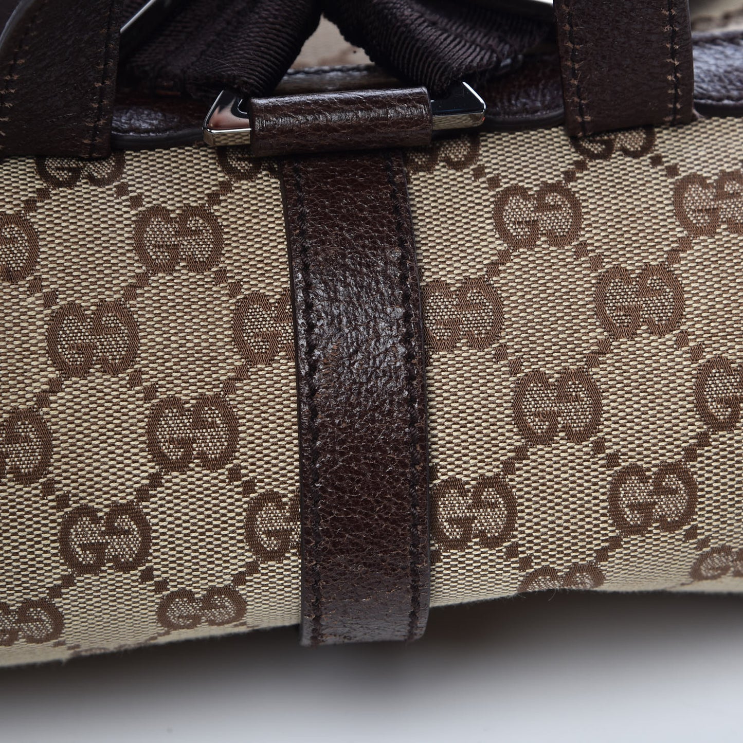 Monogram Backpack Dark Brown