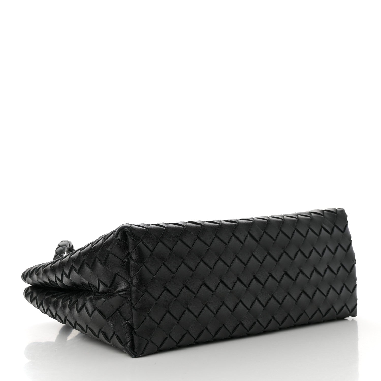 Bottega Veneta Nappa Intrecciato Medium Andiamo Shoulder Bag Black 4 of 9