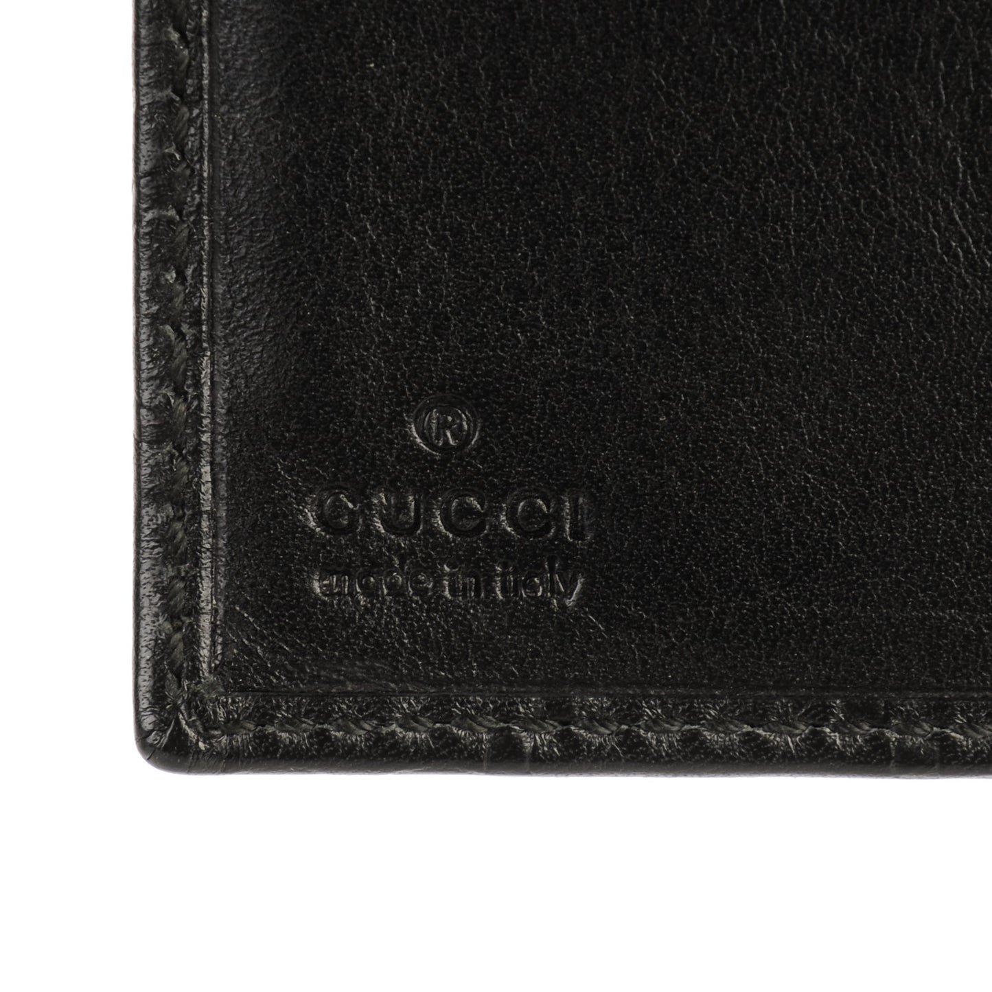 Guccissima Small Ring Agenda Black