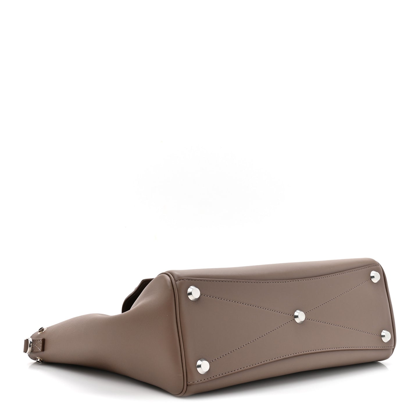 Smooth Calfskin Small Bel Air Carry All Bag Taupe